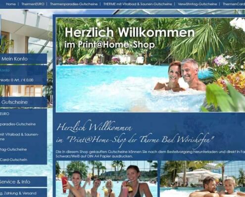 Screenshot Therme Shop