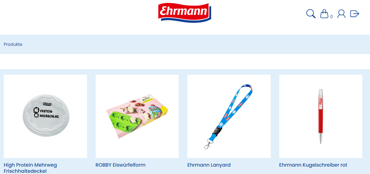 Screenshot Ehrmann
