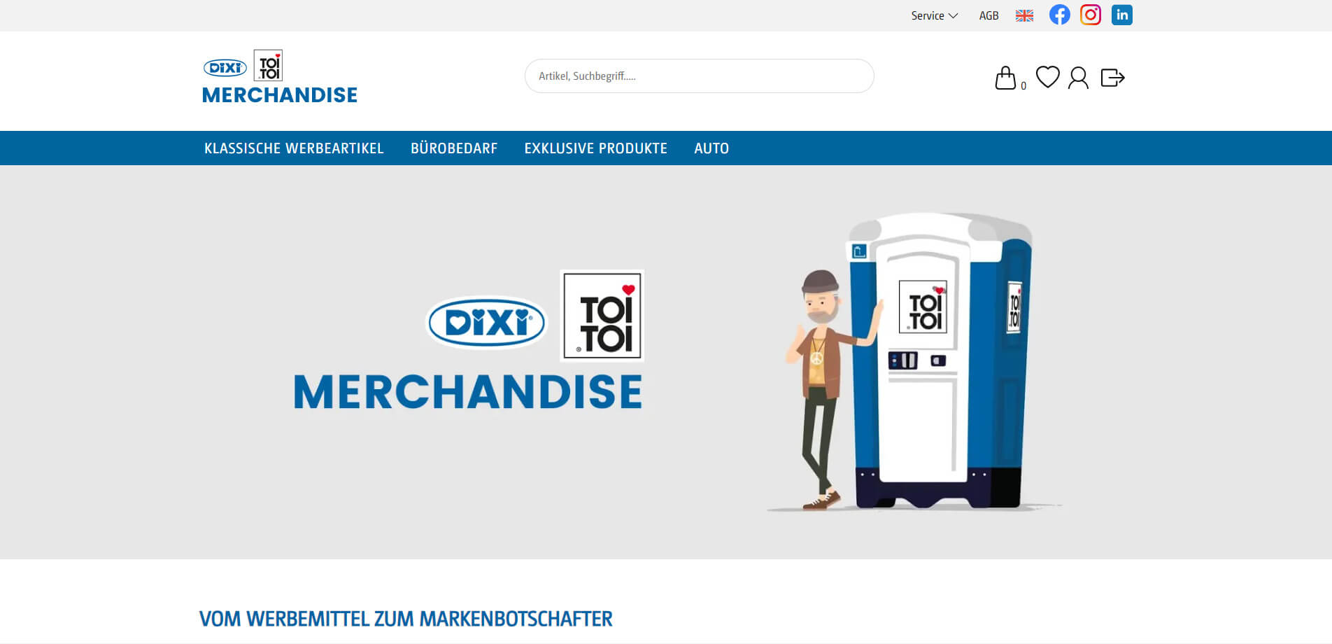 Toi Toi Dixi E-Commerce Shop