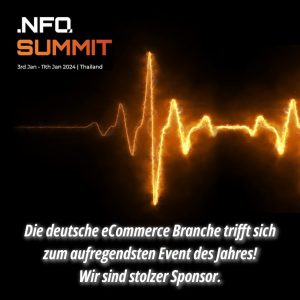 Cosmoshop als stolzer Sponsor des NFQ Summit