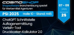 Shopsoftware für Werbeartikel