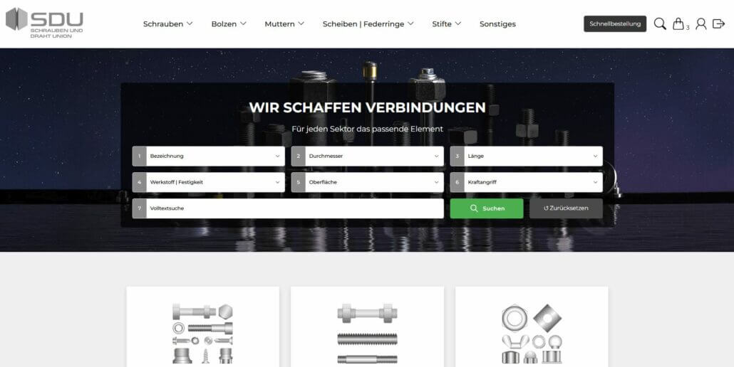 B2B-Shop mit SAP- und OCI-Punchout-Anbindung für Großkunden B2B-Shop mit SAP- und OCI-Punchout-Anbindung für Großkunden
