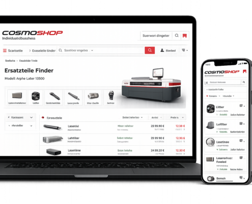 CosmoShop Ersatzteilshop erstellen und Serviceprozesse Digitalisieren